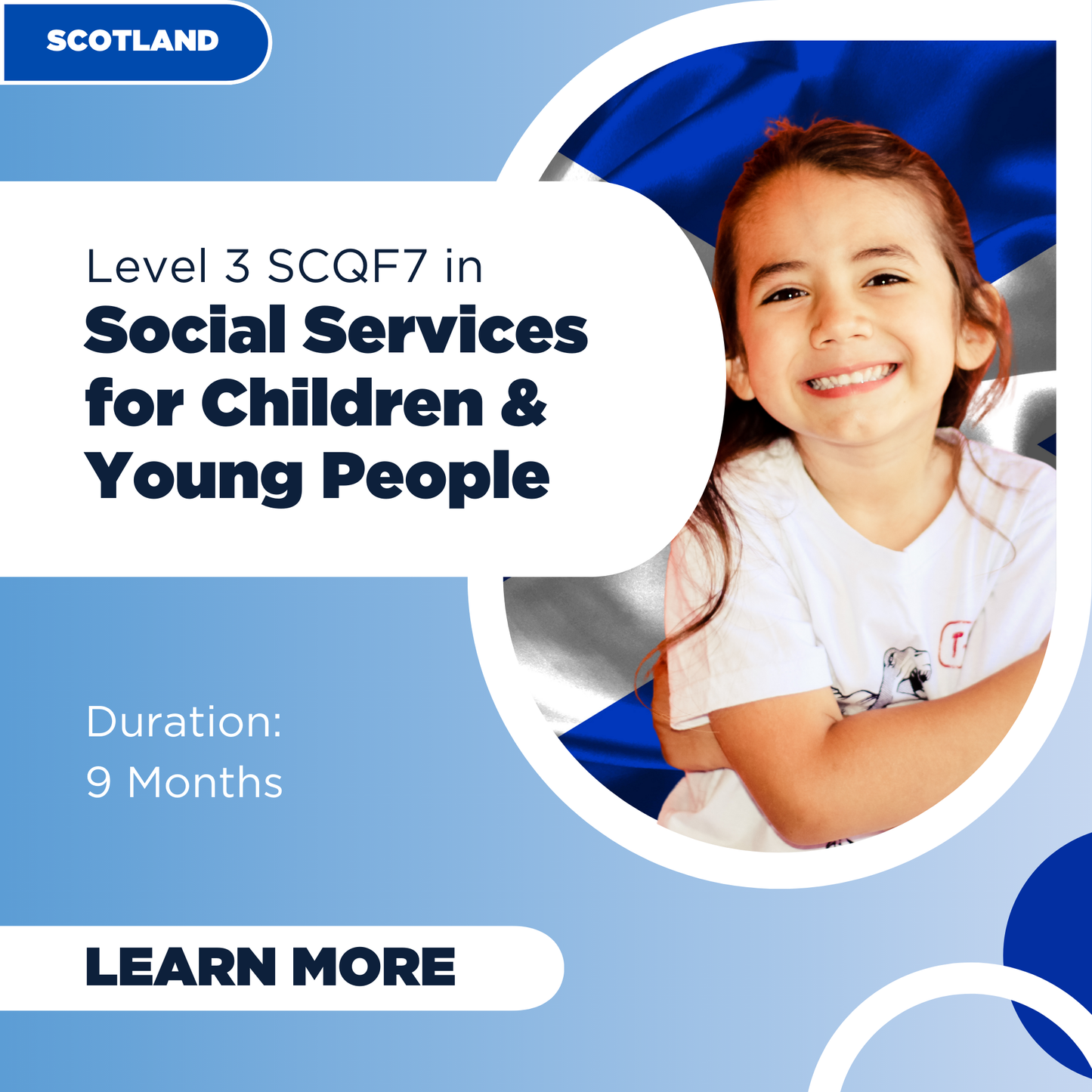 Level 3 SCQF7 in Social Services for Children & Young People